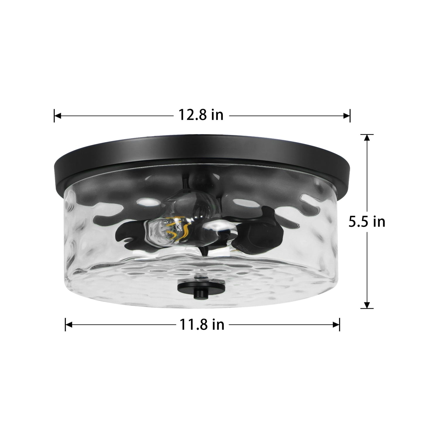 Farmhouse Flush Mount Ceiling Light Fixture For Bedroom Hallway