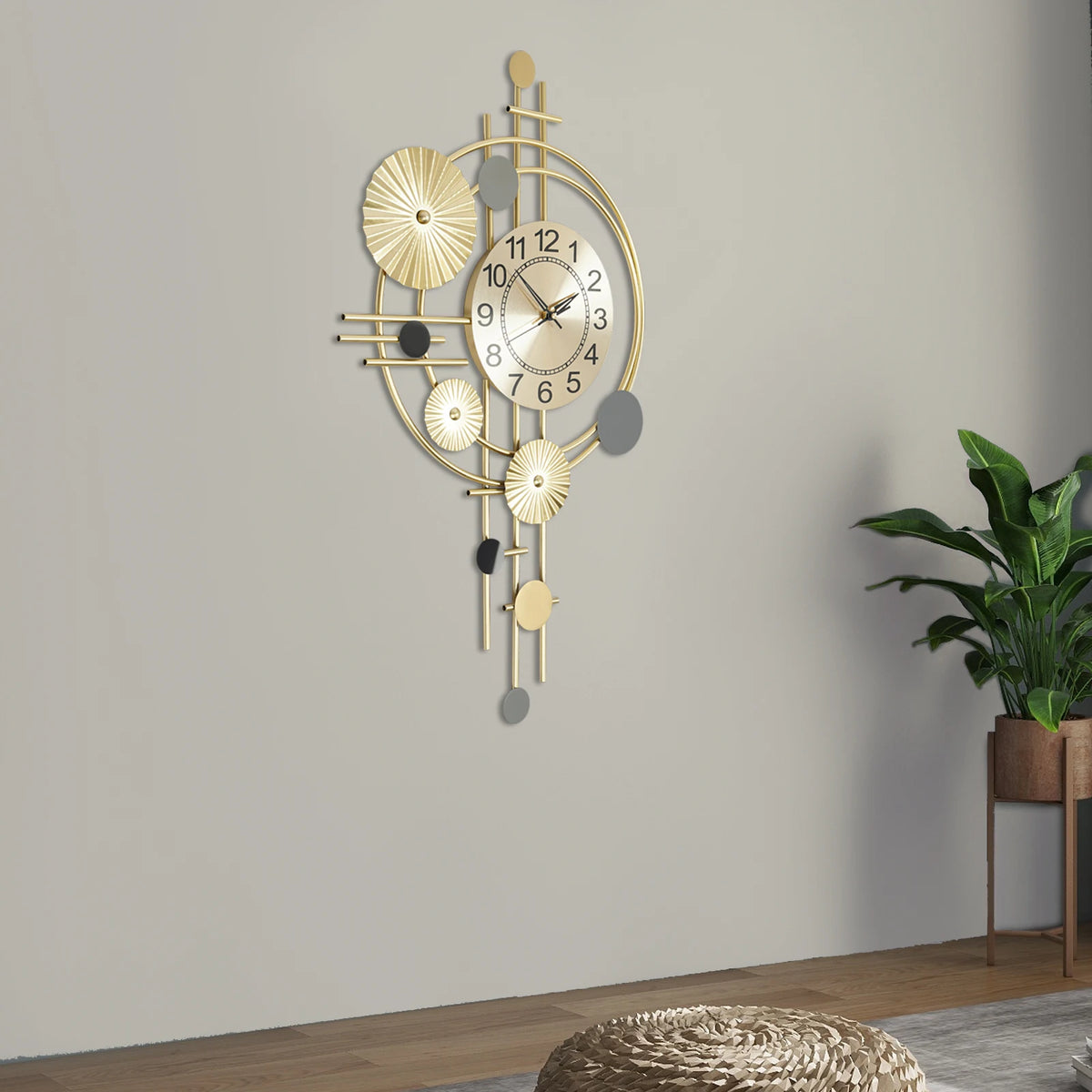 Silent Decorative Wall Clock For Living Room And Office