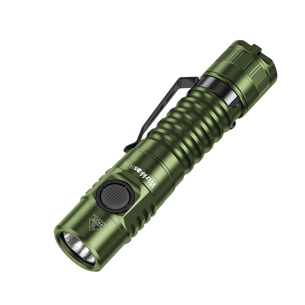 USB-C Rechargeable EDC 18650 Flashlight Max Output 1200 LM IP68 Waterproof Magnetic Tail Hiking Travel light
