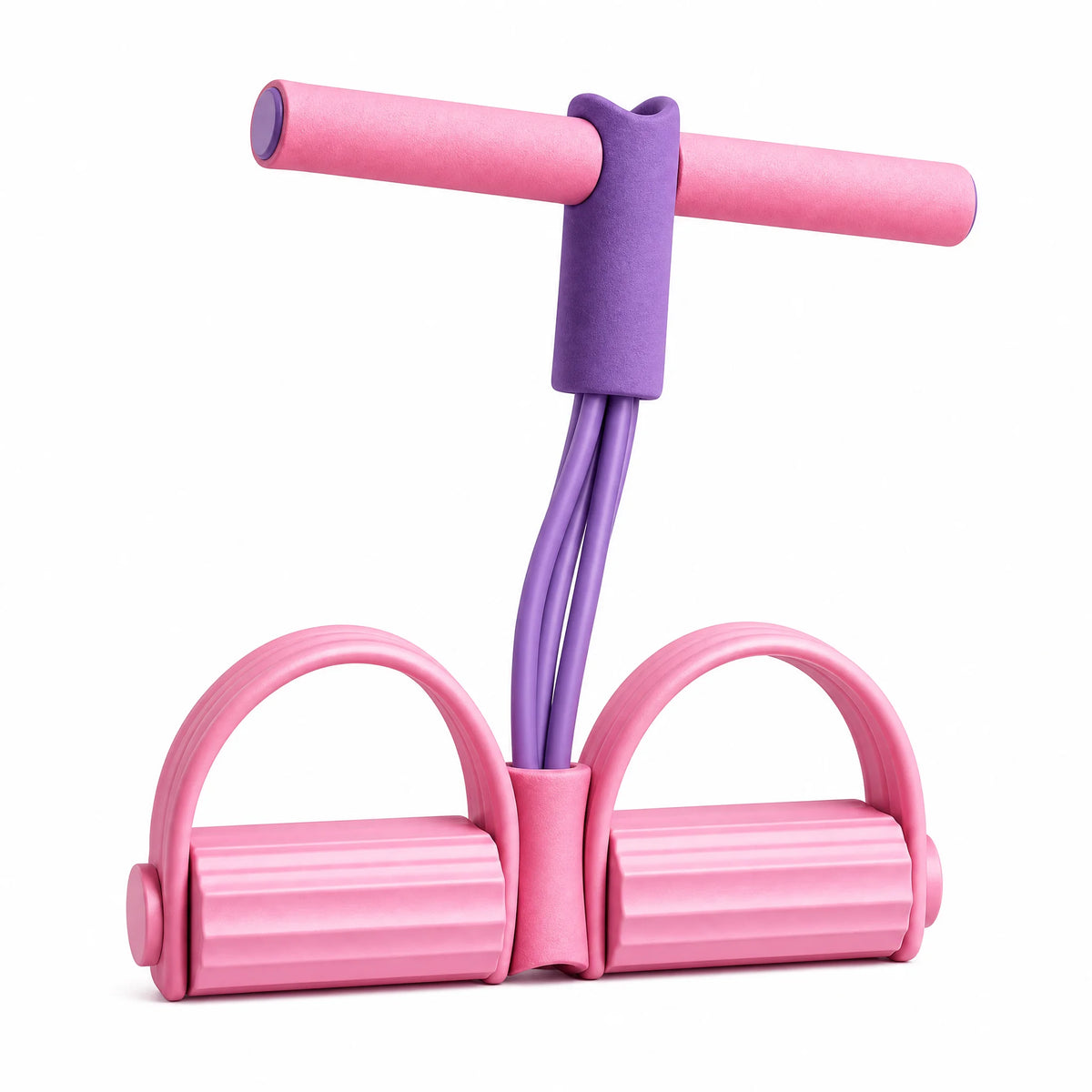 Professional 6 Tube Resistance Band Pedal Exerciser Set
