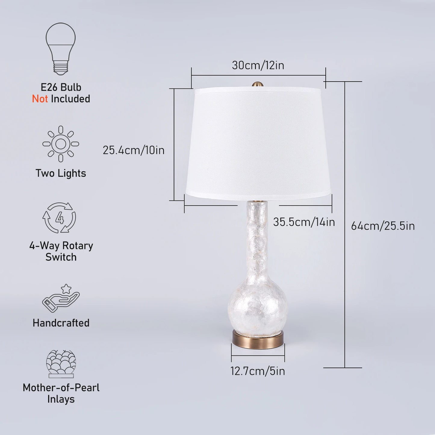 Opal Glass Desk Lamp Luxury Table Light For Hotels