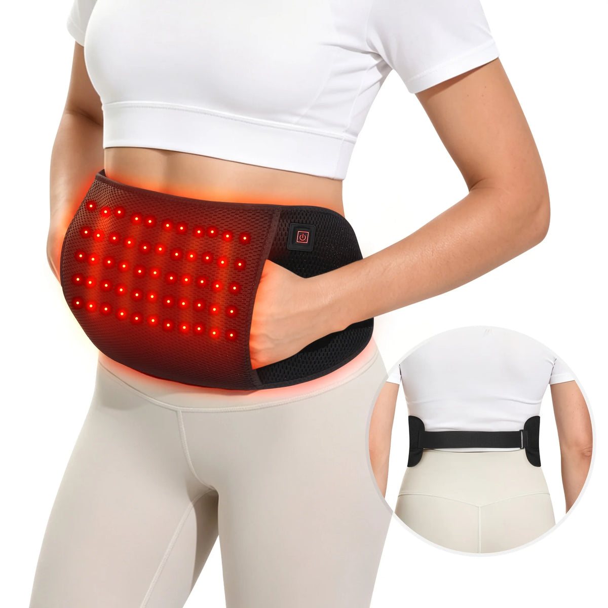Jitesy EMS Waist Slimming Belt Muscle Stimulator With Heat
