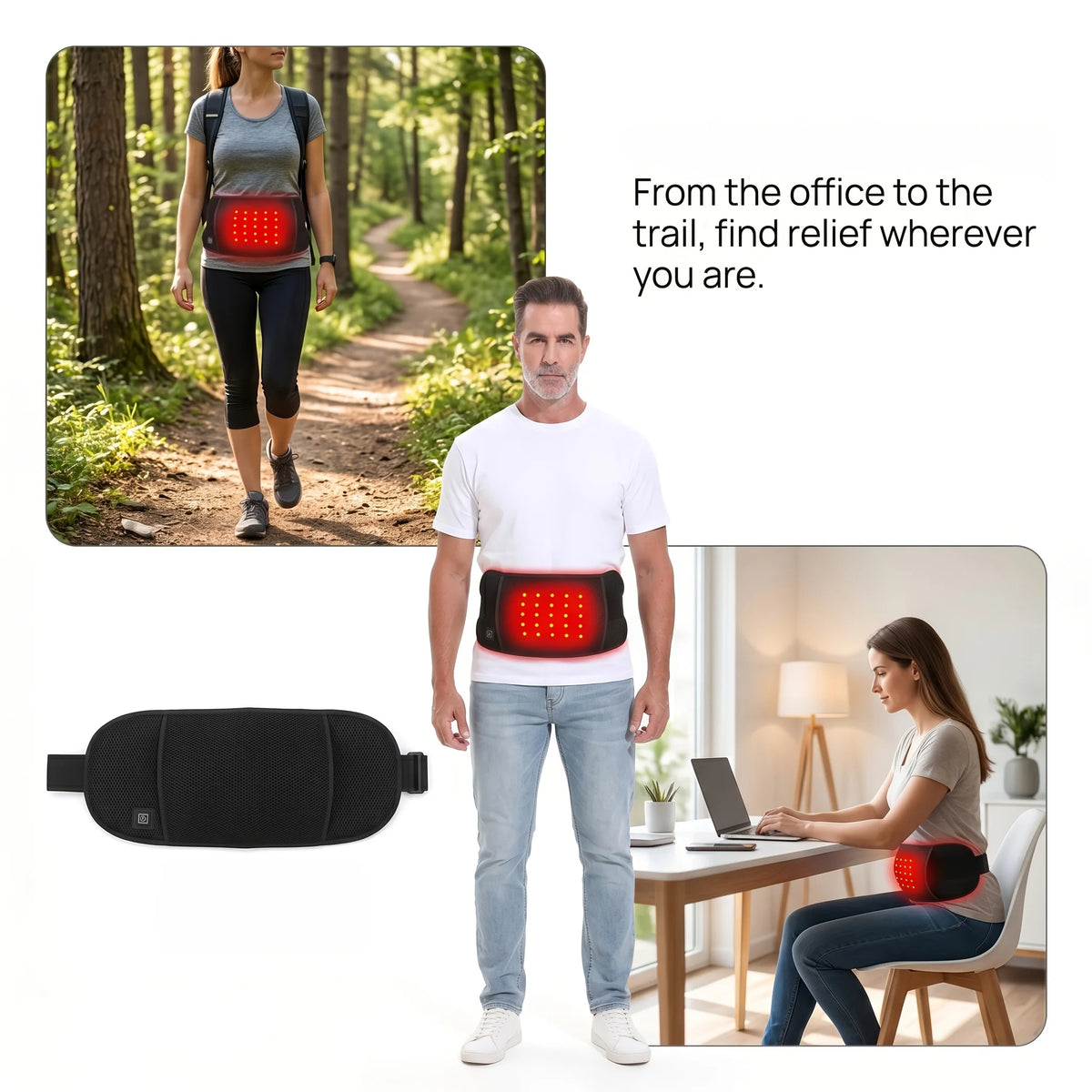 Jitesy EMS Waist Slimming Belt Muscle Stimulator With Heat