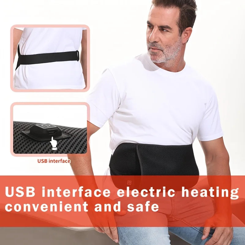 Jitesy EMS Waist Slimming Belt Muscle Stimulator With Heat
