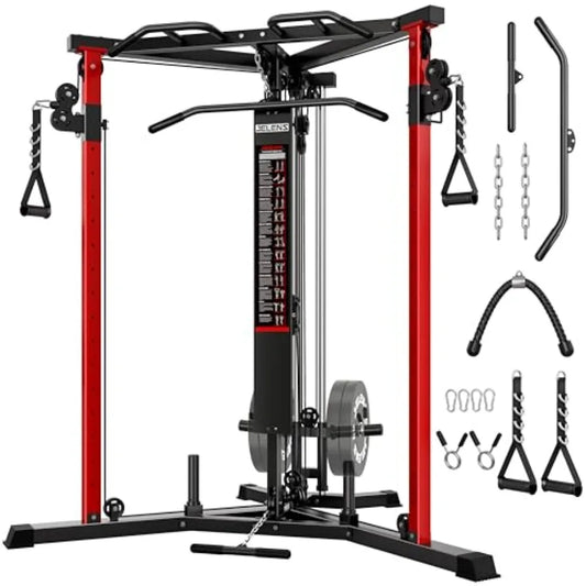 Home Gym Cable Crossover Machine With Adjustable Pulley System