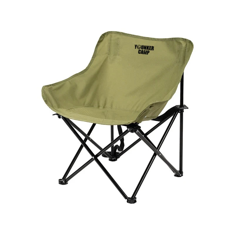 Outdoor Folding Moon Chair Portable Chair Camping Chair Picnic Gear Fishing Small Horse Stool Student Sketching