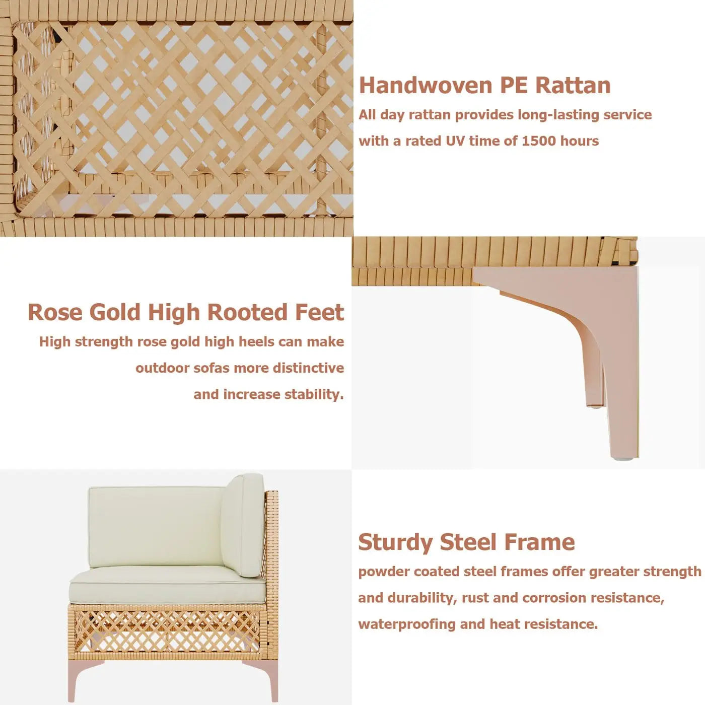 7-Piece Outdoor Wicker Patio Set With Tempered Glass