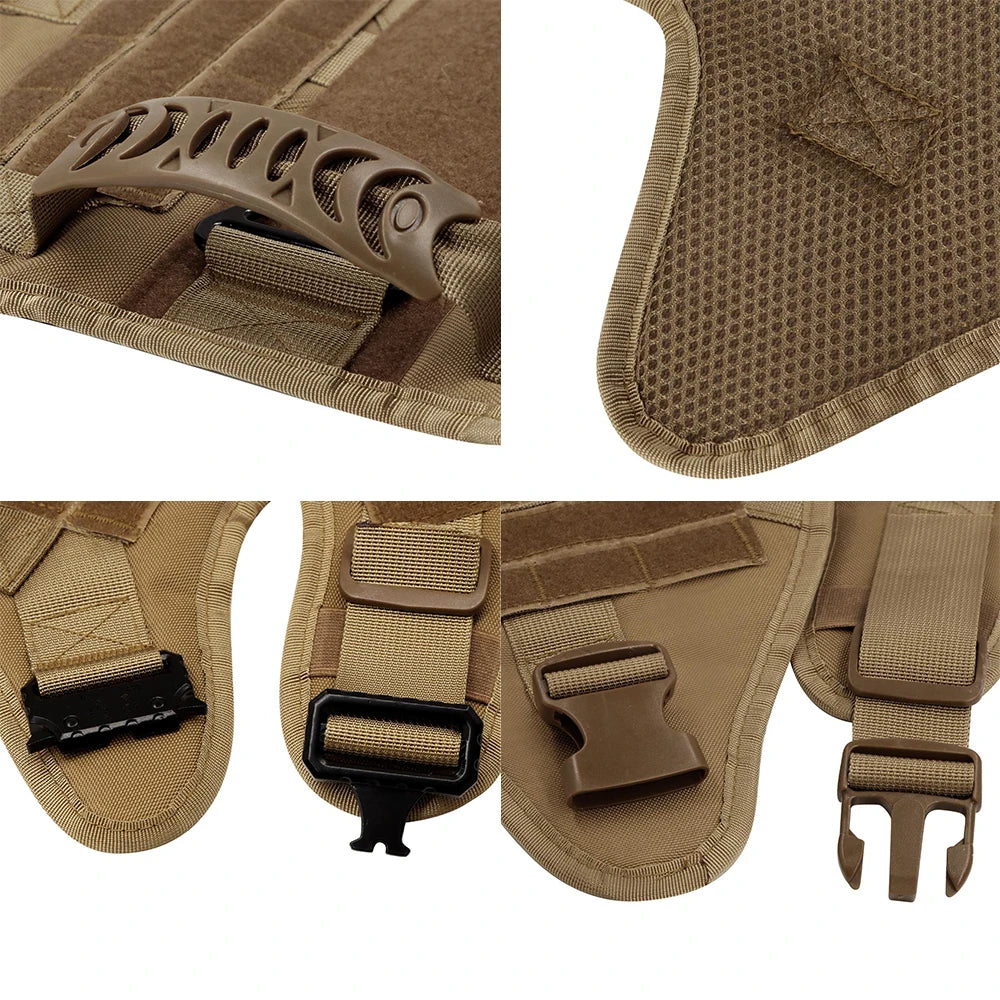 Large Dog Harness And Leash Set Pet, Training Walking Vest Dog Harness And Collar For Medium Large Dogs