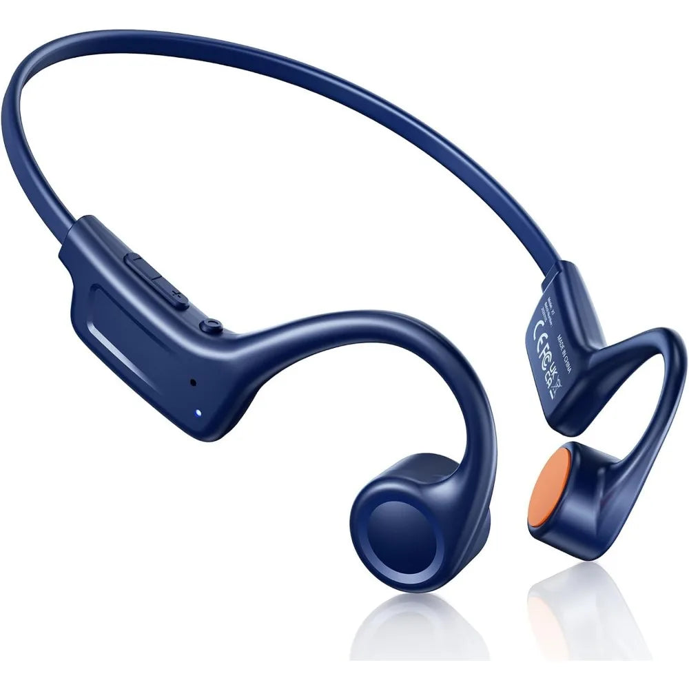 Ultra-Light 23.5g Wireless Bone Conduction Headphones, Comfortable for All Sports, Waterproof for Outdoor Activities