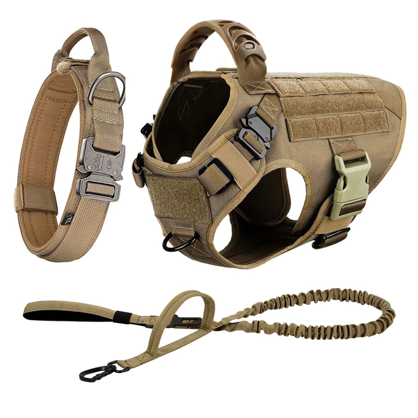 Large Dog Harness And Leash Set Pet, Training Walking Vest Dog Harness And Collar For Medium Large Dogs