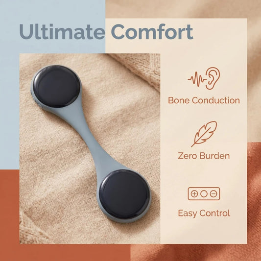 Wireless Bone Conduction Sleep Pillow Speaker With White Noise