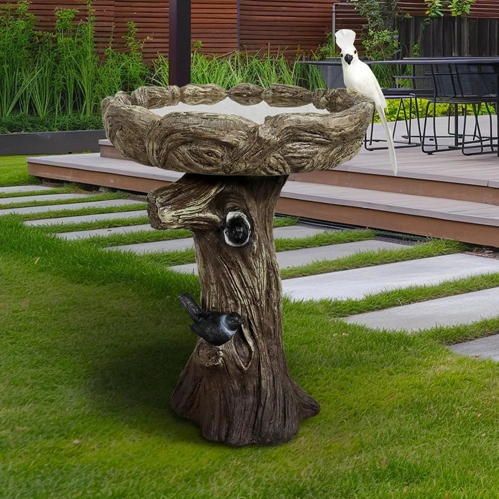 Reinforced Concrete Birdbath Garden Decor
