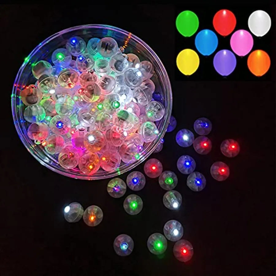 LED Balloon Light Mini Round Lamp For Paper Lanterns Indoors