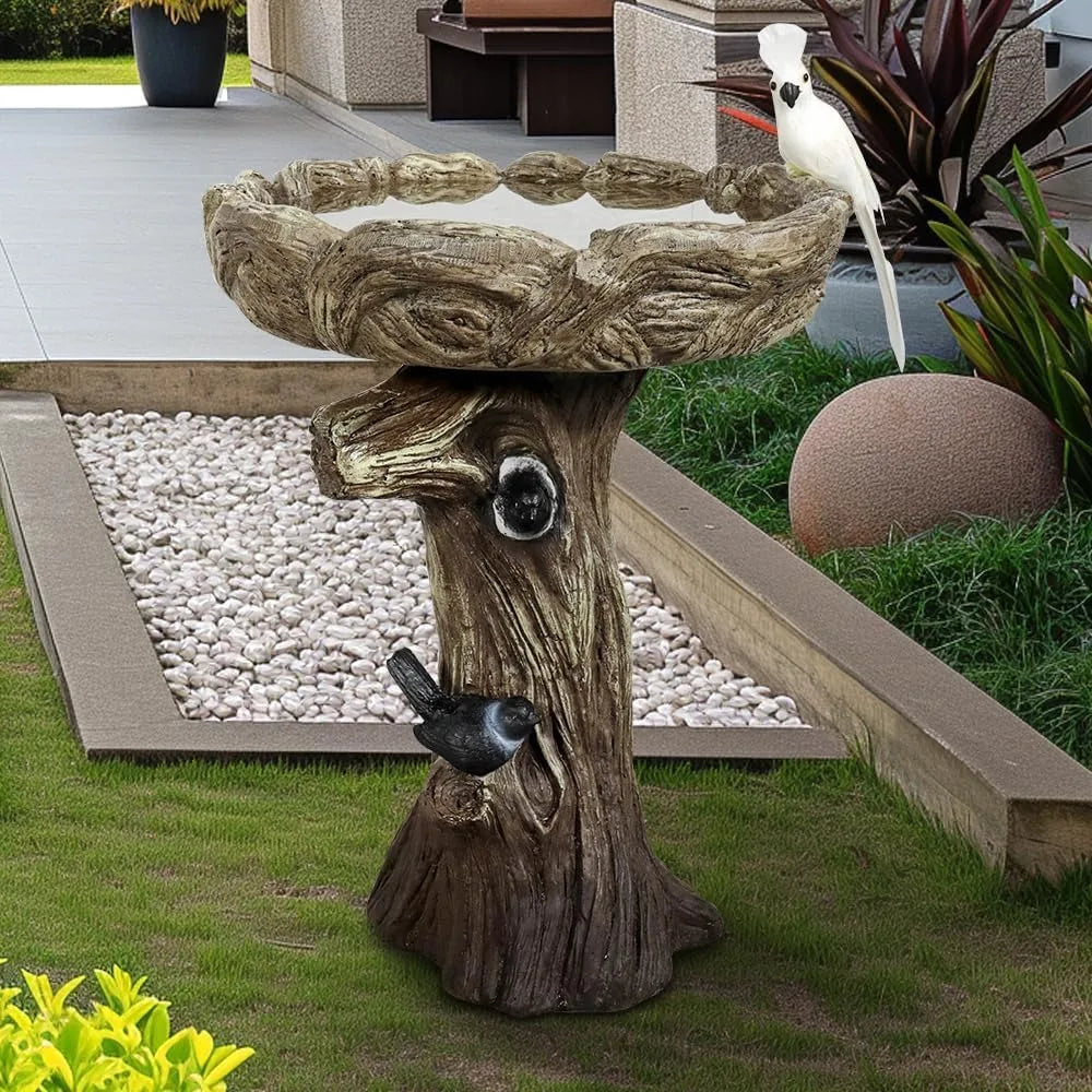 Reinforced Concrete Birdbath Garden Decor