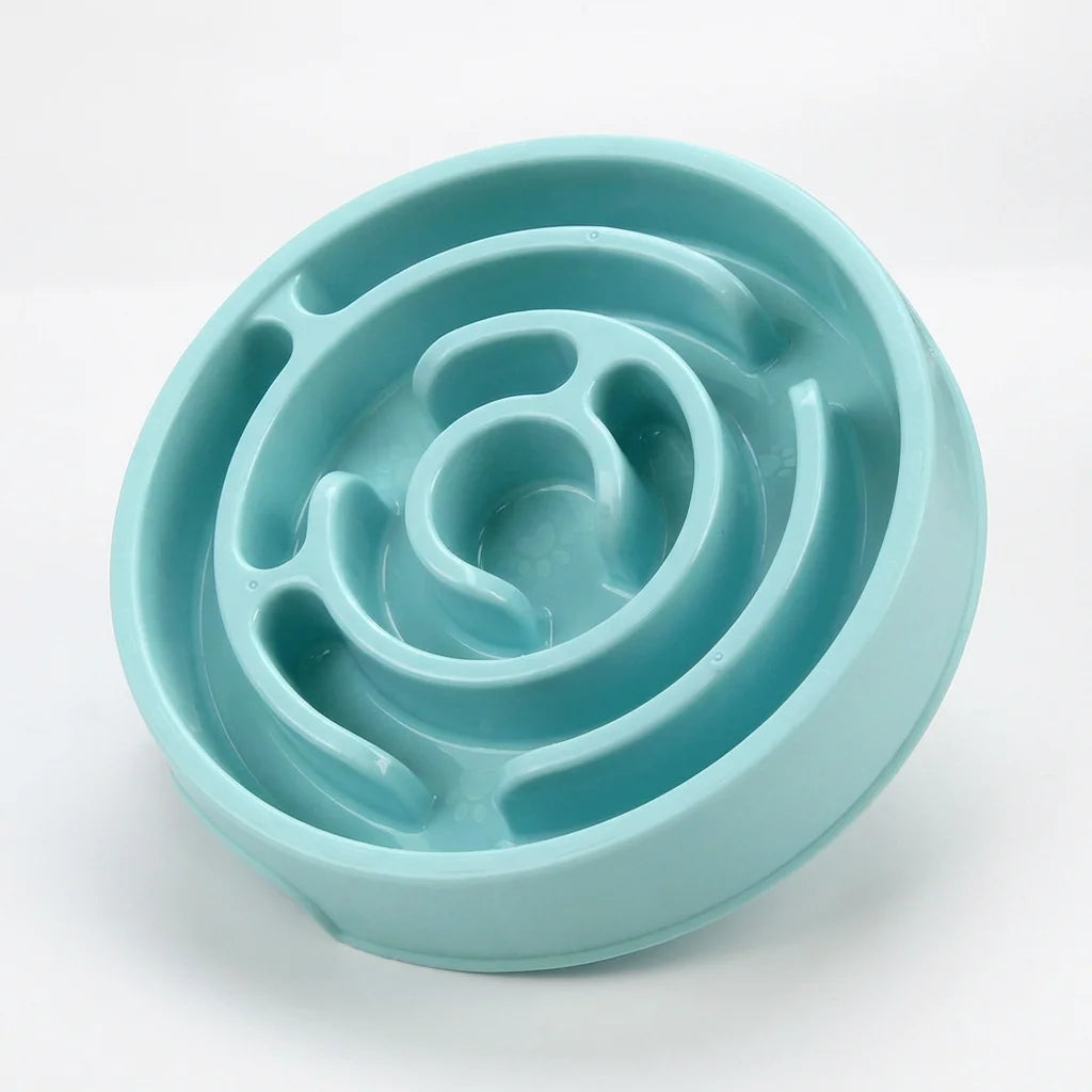 Slow Feeder Dog Bowl With Non Slip Interactive Maze