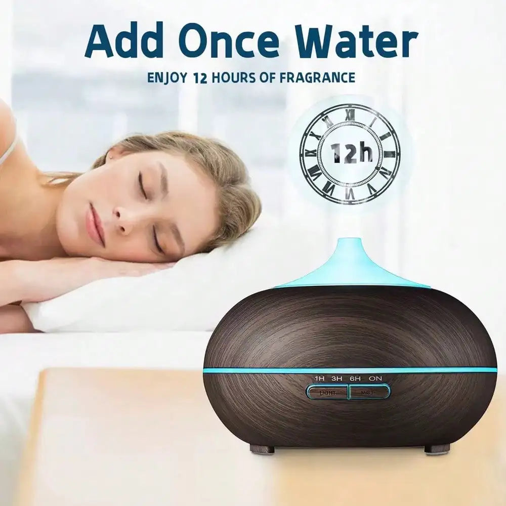 Aromatherapy Diffuser Humidifier With Auto Shut Off And 4 Timers
