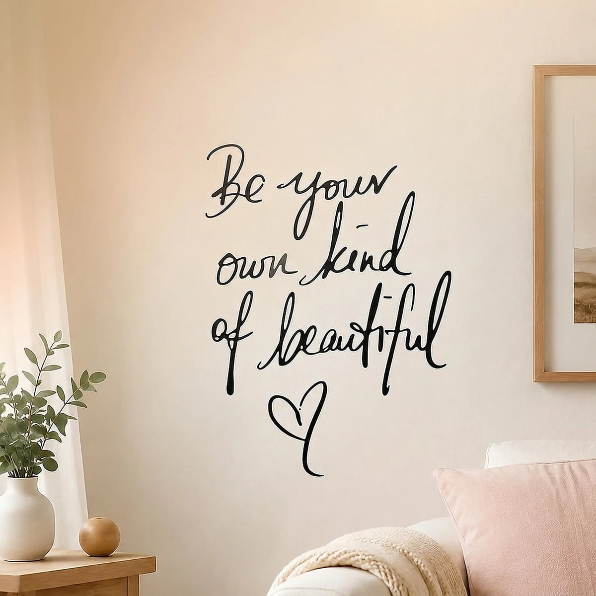 Be Your Own Kind Of Beautiful Quote Vinyl Wall Decal