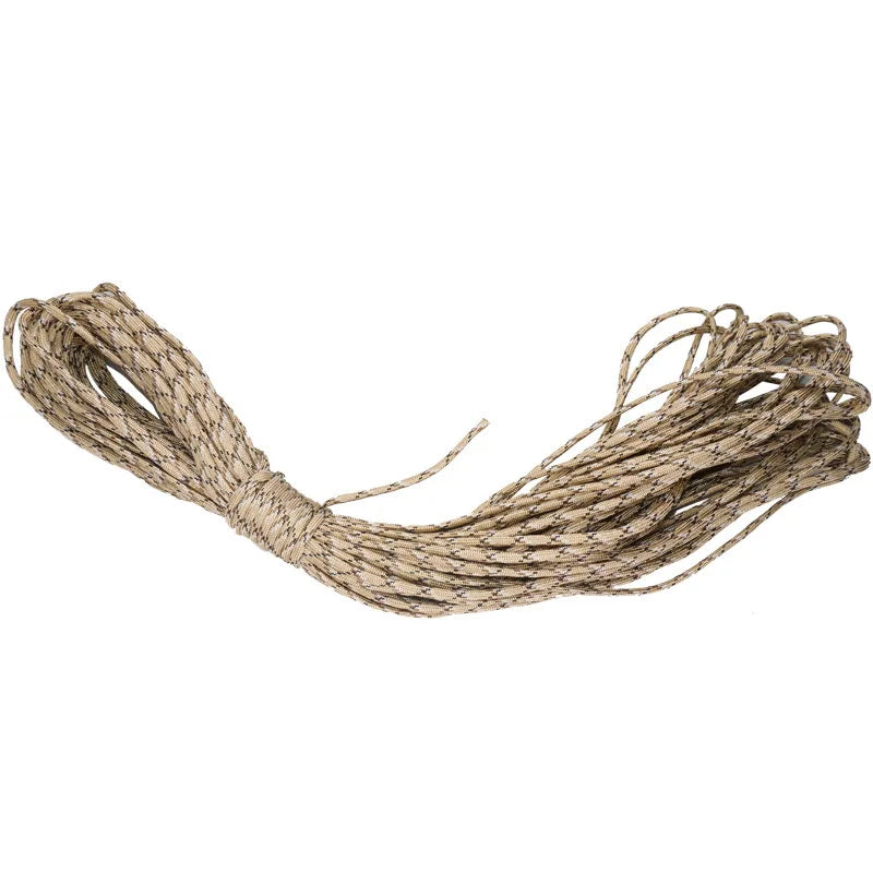 550 7 Strand 4mm Tactical Parachute Cord Camping Accessories Outdoor Survival DIY Bracelet Rope