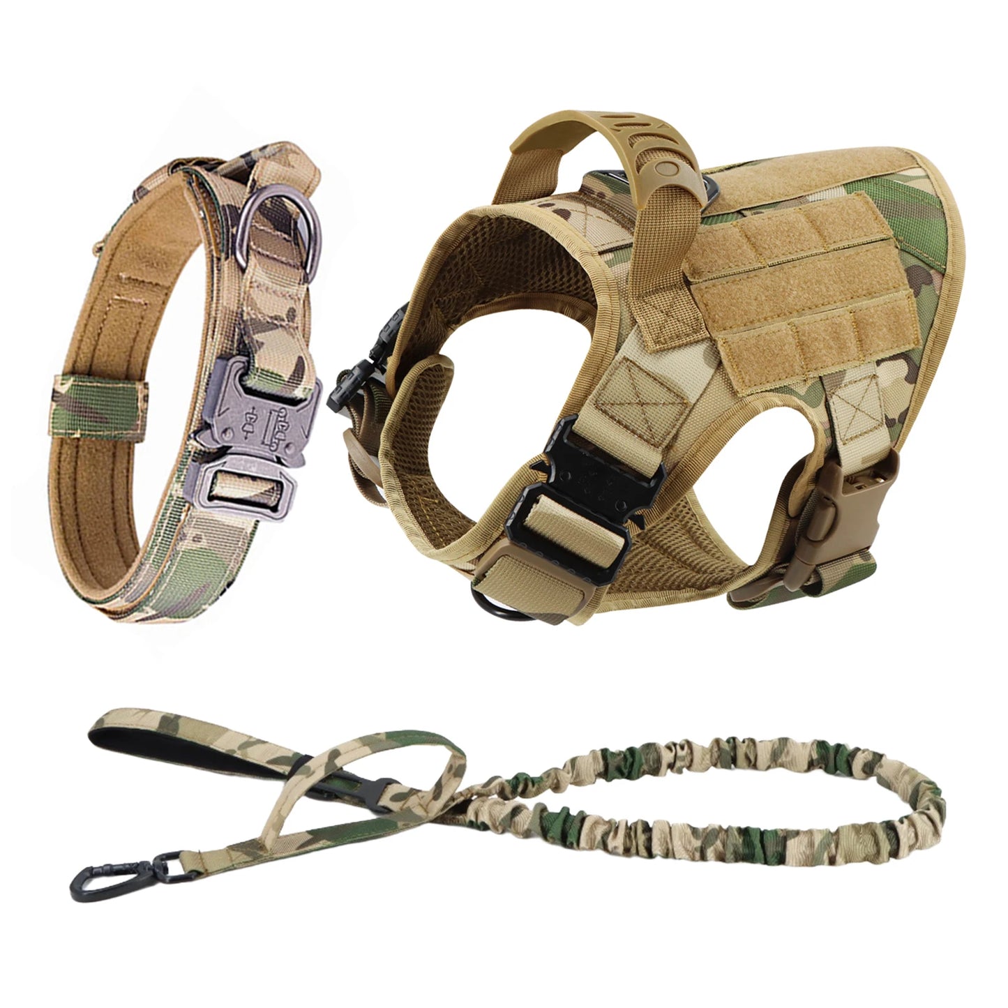 Large Dog Harness And Leash Set Pet, Training Walking Vest Dog Harness And Collar For Medium Large Dogs