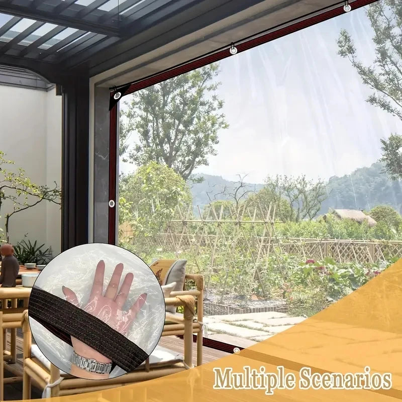 Transparent Waterproof Cloth Thick Rainproof Plastic Cloth Plant Cold-proof Heat Resistant