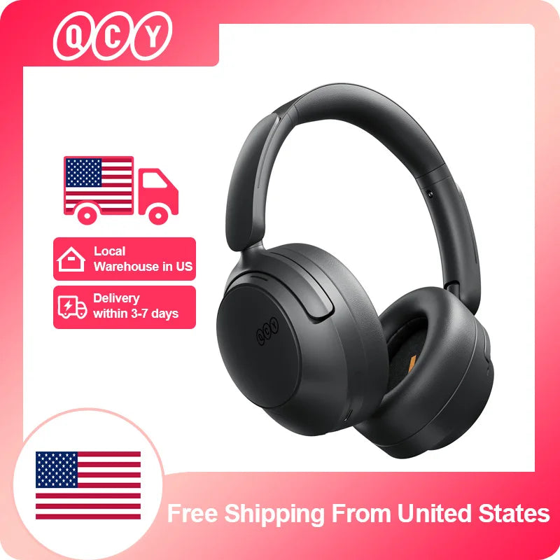 Over Ear Headphone Hi-Res Spatial Sound Headset H3S -56dB Adaptive ANC Wireless Earphone Bluetooth 6.0 102Hrs