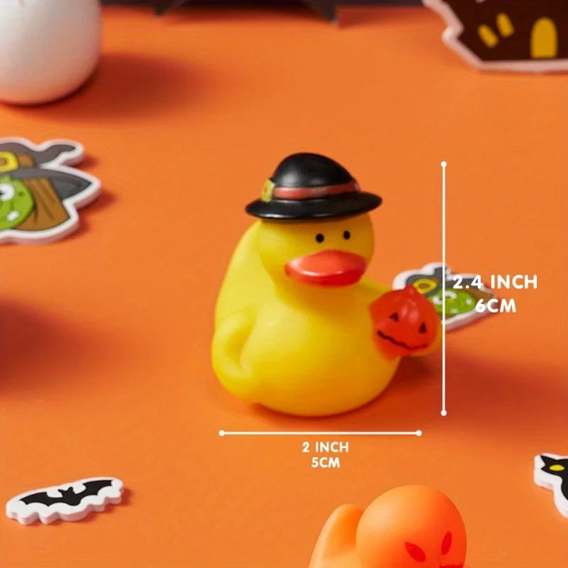 Joyfy 18 Pack Rubber Ducks Halloween Trick Or Treat Novelties