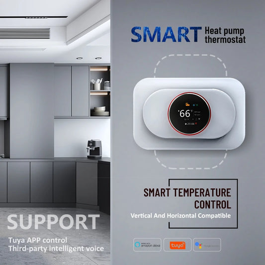 Becasmart BHP-7000 WiFi Thermostat For Home HVAC Heat Pump