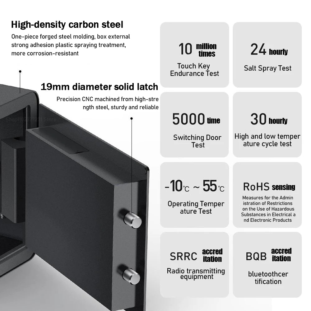 Xiaomi Mijia Smart Safe Deposit Box Fingerprint Unlock