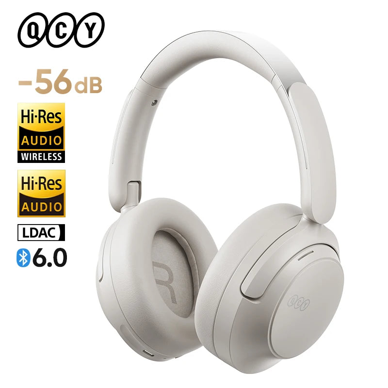 Over Ear Headphone Hi-Res Spatial Sound Headset H3S -56dB Adaptive ANC Wireless Earphone Bluetooth 6.0 102Hrs