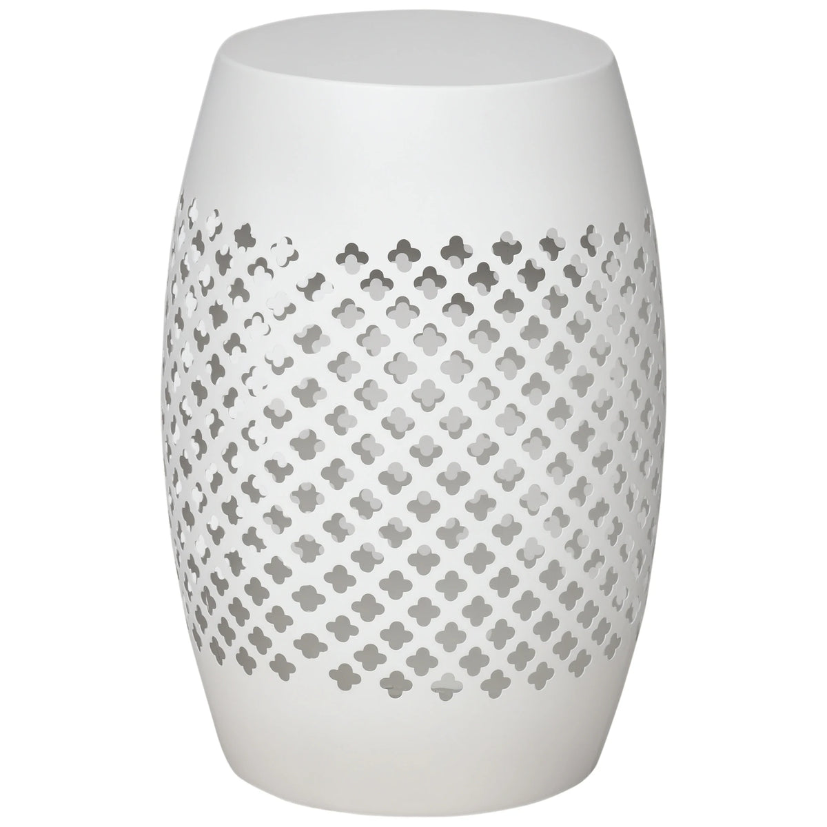 Outsunny Steel Round Outdoor Indoor Garden Accent Table