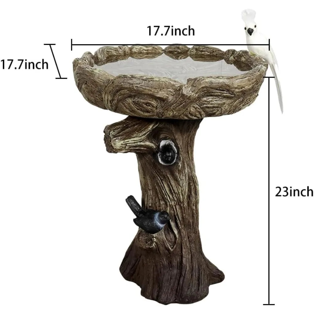 Reinforced Concrete Birdbath Garden Decor