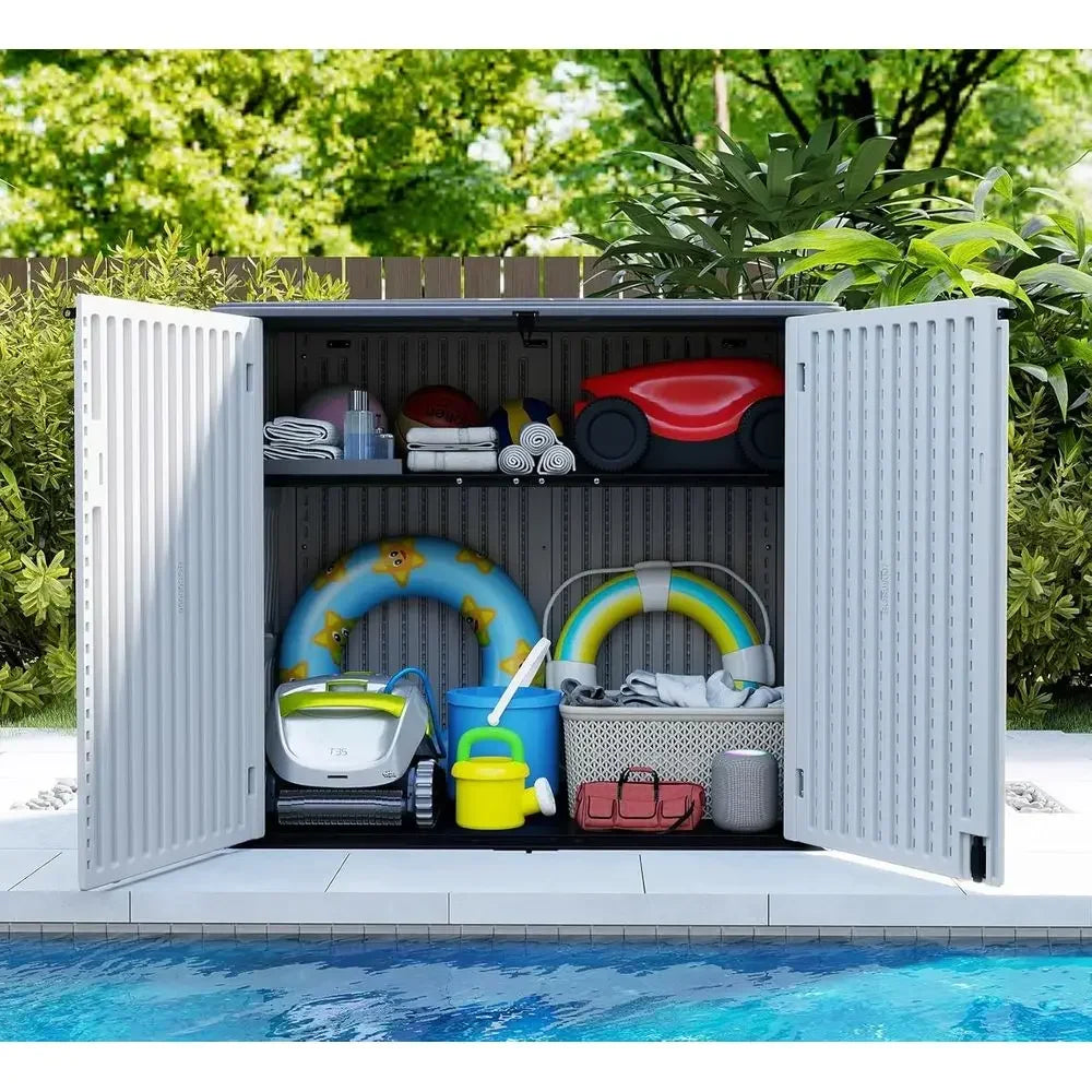 Durable Waterproof Outdoor Storage Cabinet For Garden Patio