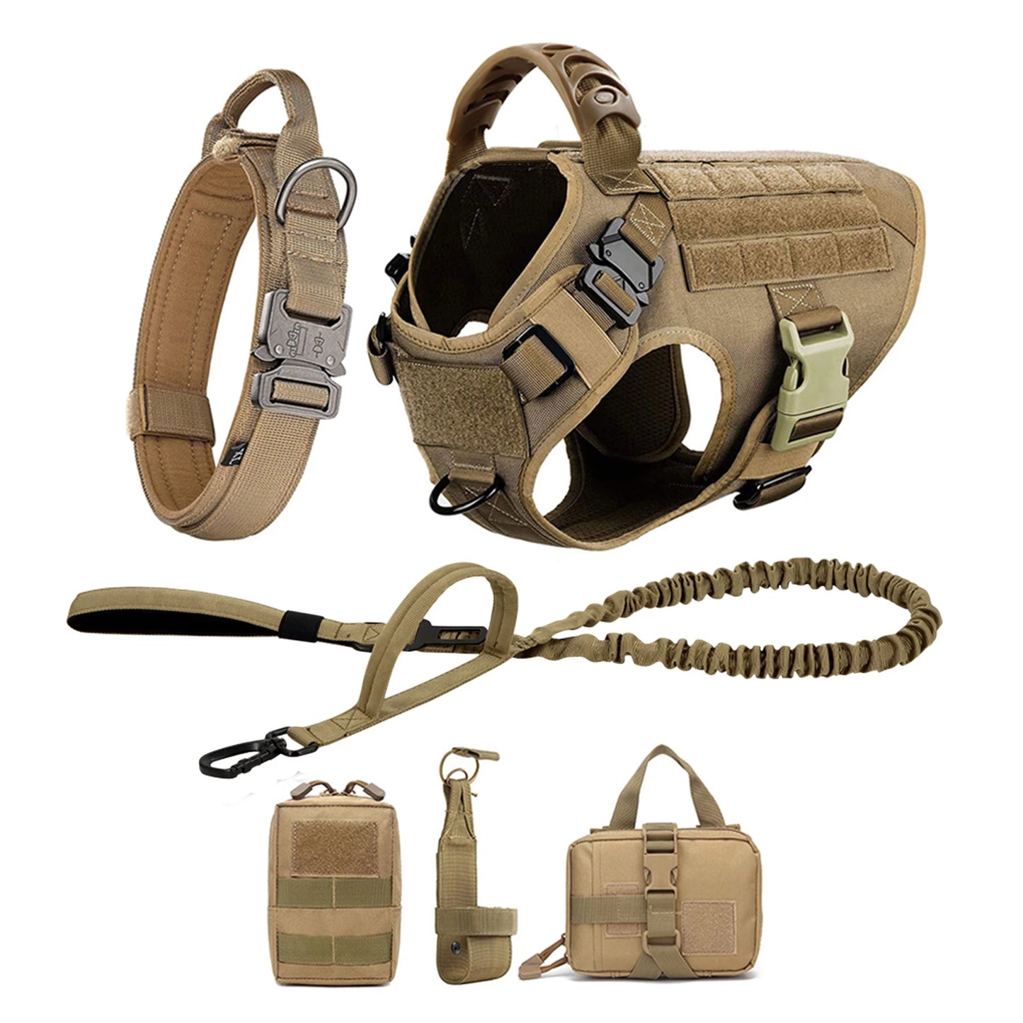 Large Dog Harness And Leash Set Pet, Training Walking Vest Dog Harness And Collar For Medium Large Dogs