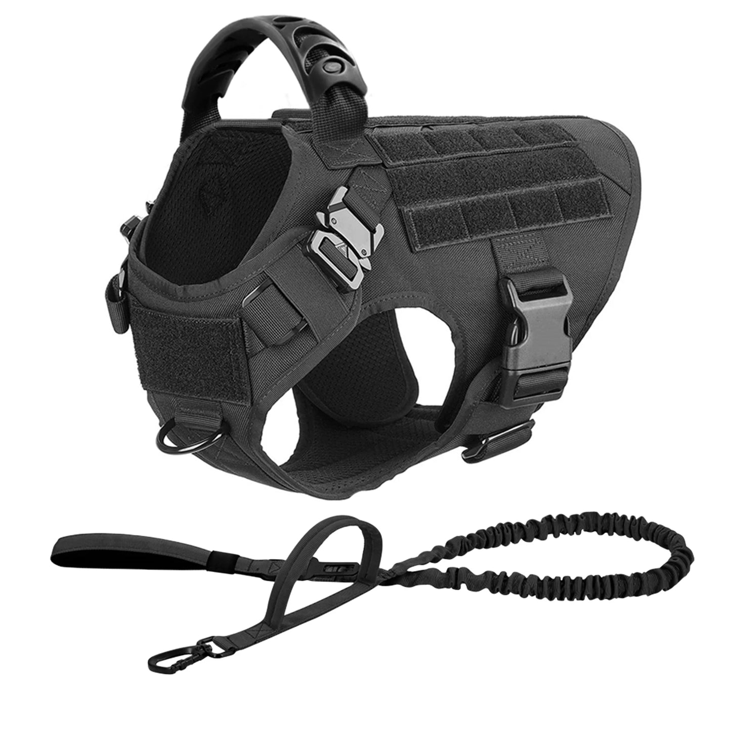 Large Dog Harness And Leash Set Pet, Training Walking Vest Dog Harness And Collar For Medium Large Dogs