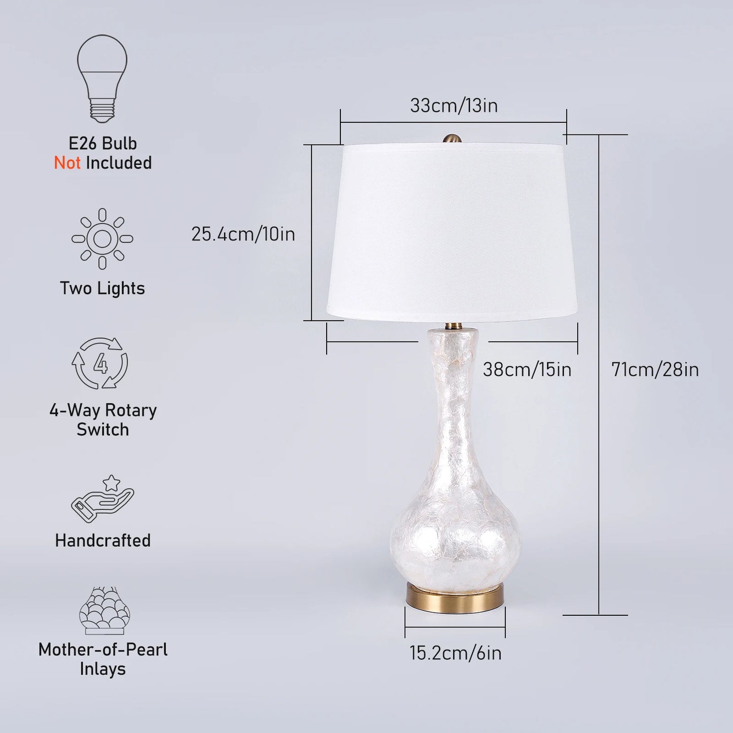 Opal Glass Desk Lamp Luxury Table Light For Hotels