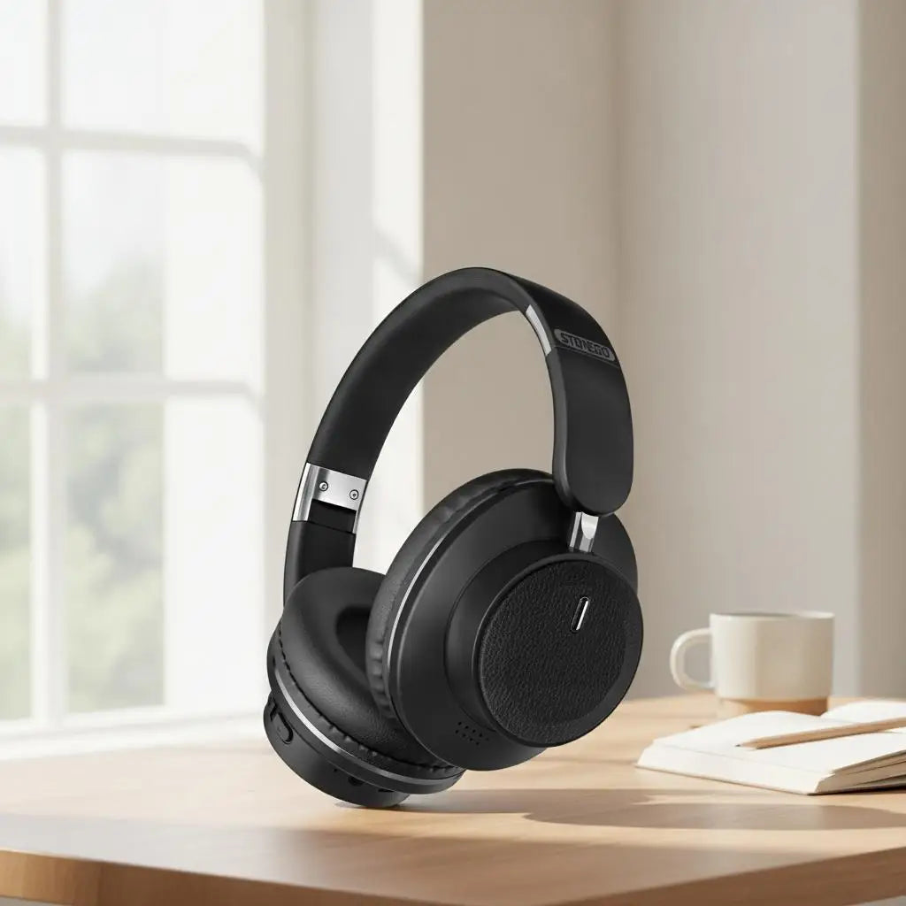 Stonogo Over Ear Wireless Bluetooth Headphones With Mic