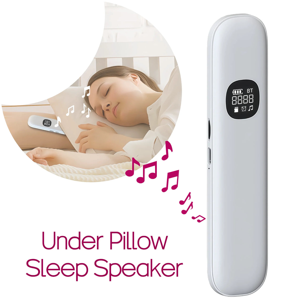 Rechargeable Bluetooth Bone Conduction Sleep Headband Speaker