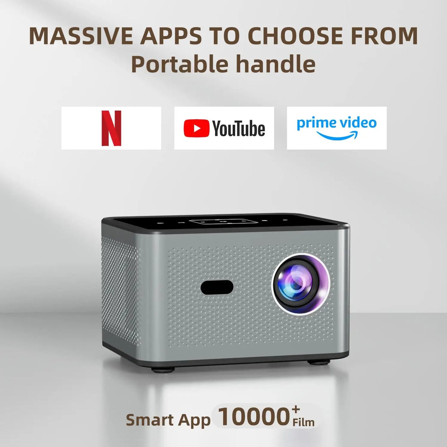 X3 Pro Smart Projector Google TV 720P 4K  2/4GB RAM 16/32/64GB ROM Dual Auto Focus Auto Voice Control Home Theater Projector