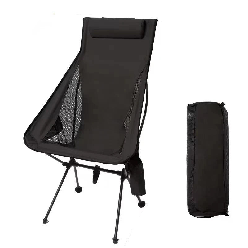 Portable Folding Camping Chair with Headrest Lightweight