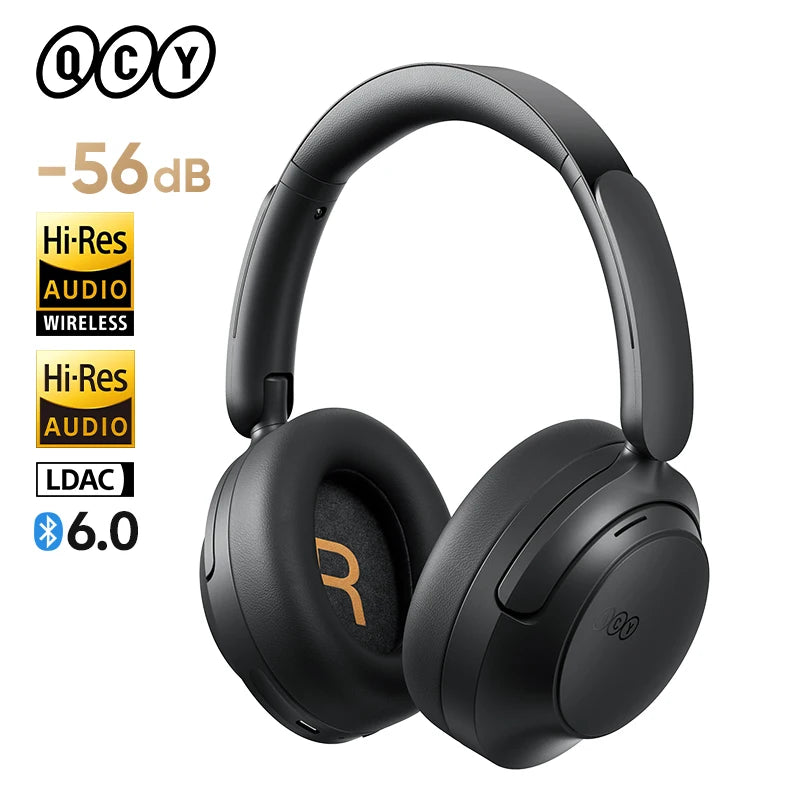 Over Ear Headphone Hi-Res Spatial Sound Headset H3S -56dB Adaptive ANC Wireless Earphone Bluetooth 6.0 102Hrs