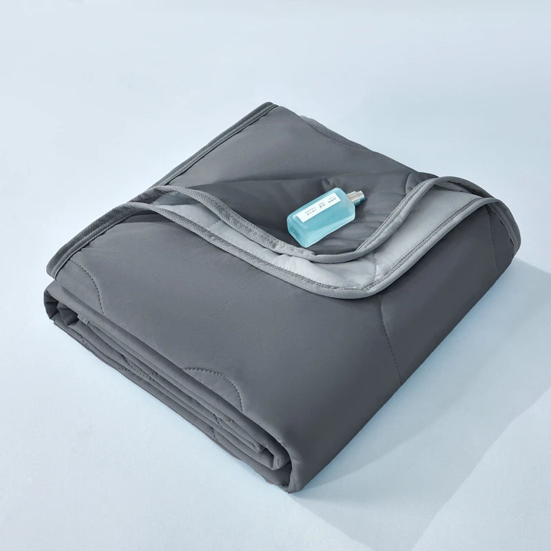 King Size Cooling Comforter - Breathable & Lightweight Silk Cooling Blanket, for Hot Summer Nights