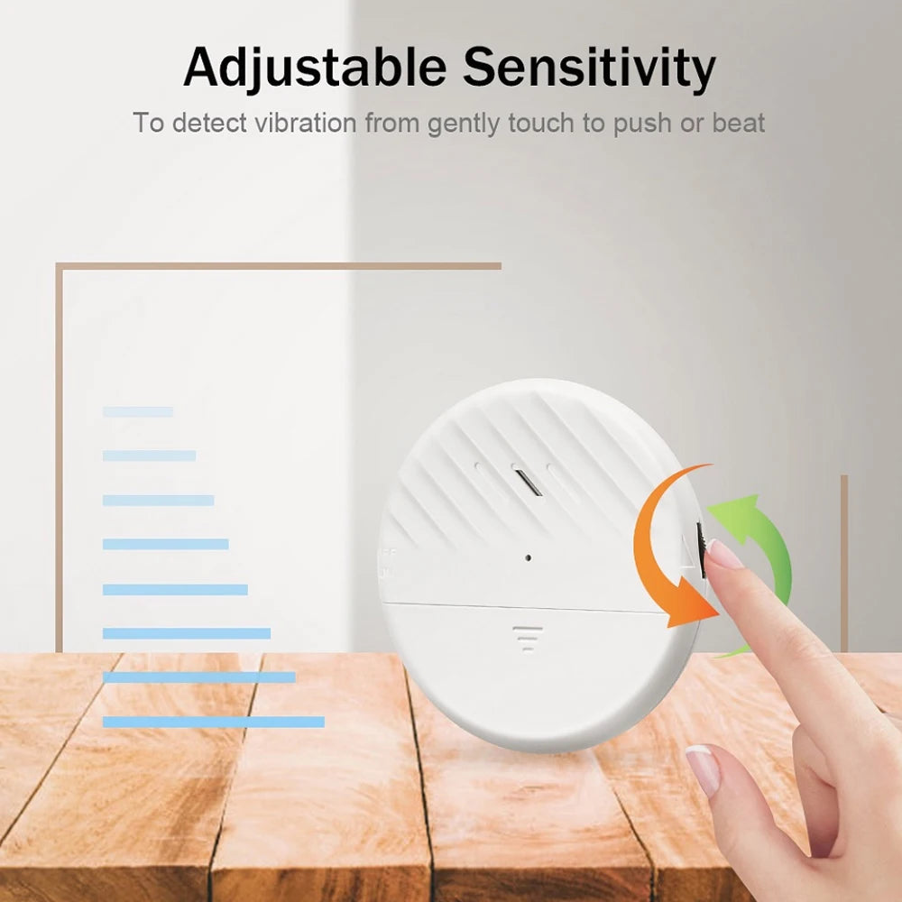 125dB Wireless Glass Break Alarm Vibration Sensor Alarm Door Window Alarm For Warning Burglars Anti-Theft Security