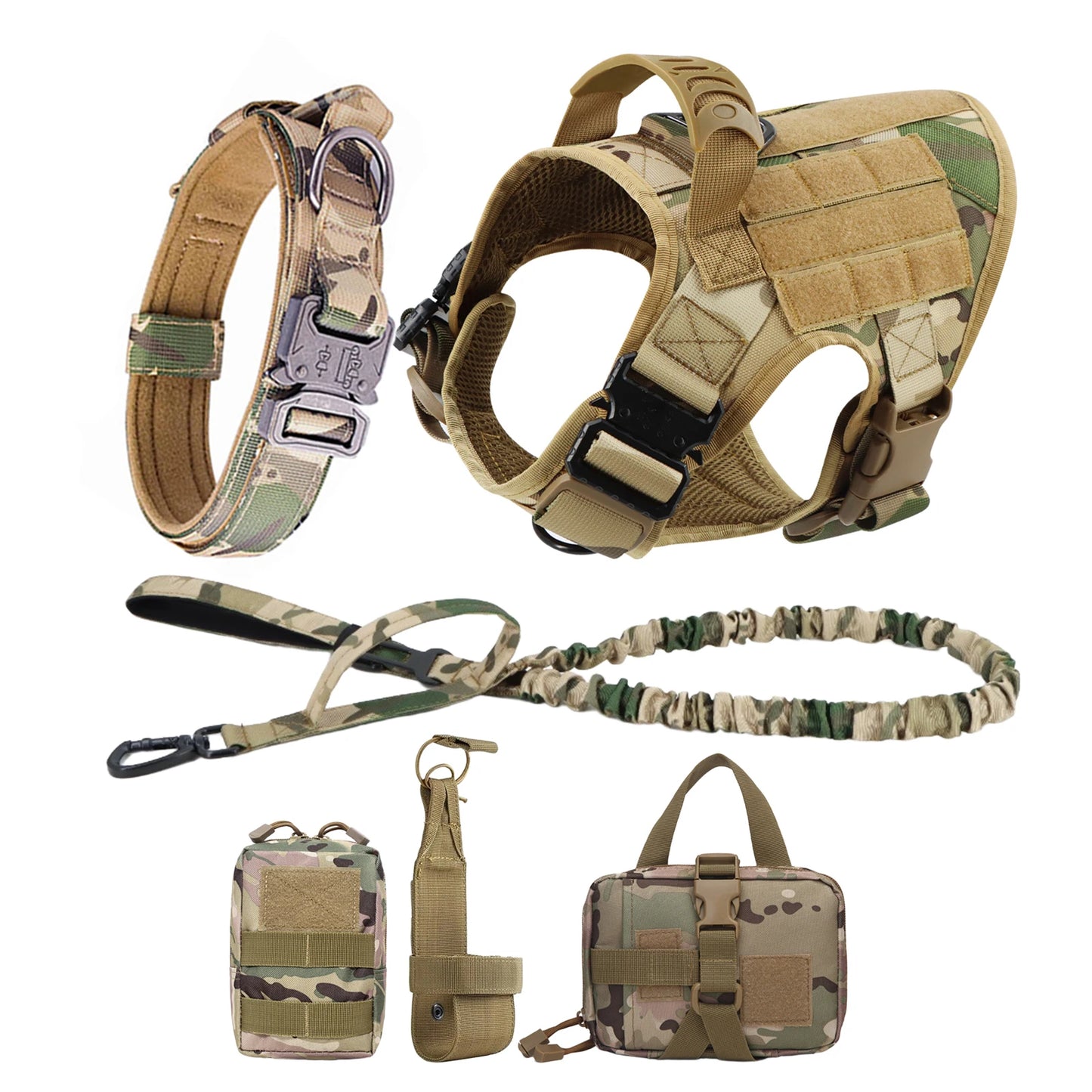 Large Dog Harness And Leash Set Pet, Training Walking Vest Dog Harness And Collar For Medium Large Dogs