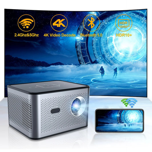 X3 Pro Smart Projector Google TV 720P 4K  2/4GB RAM 16/32/64GB ROM Dual Auto Focus Auto Voice Control Home Theater Projector