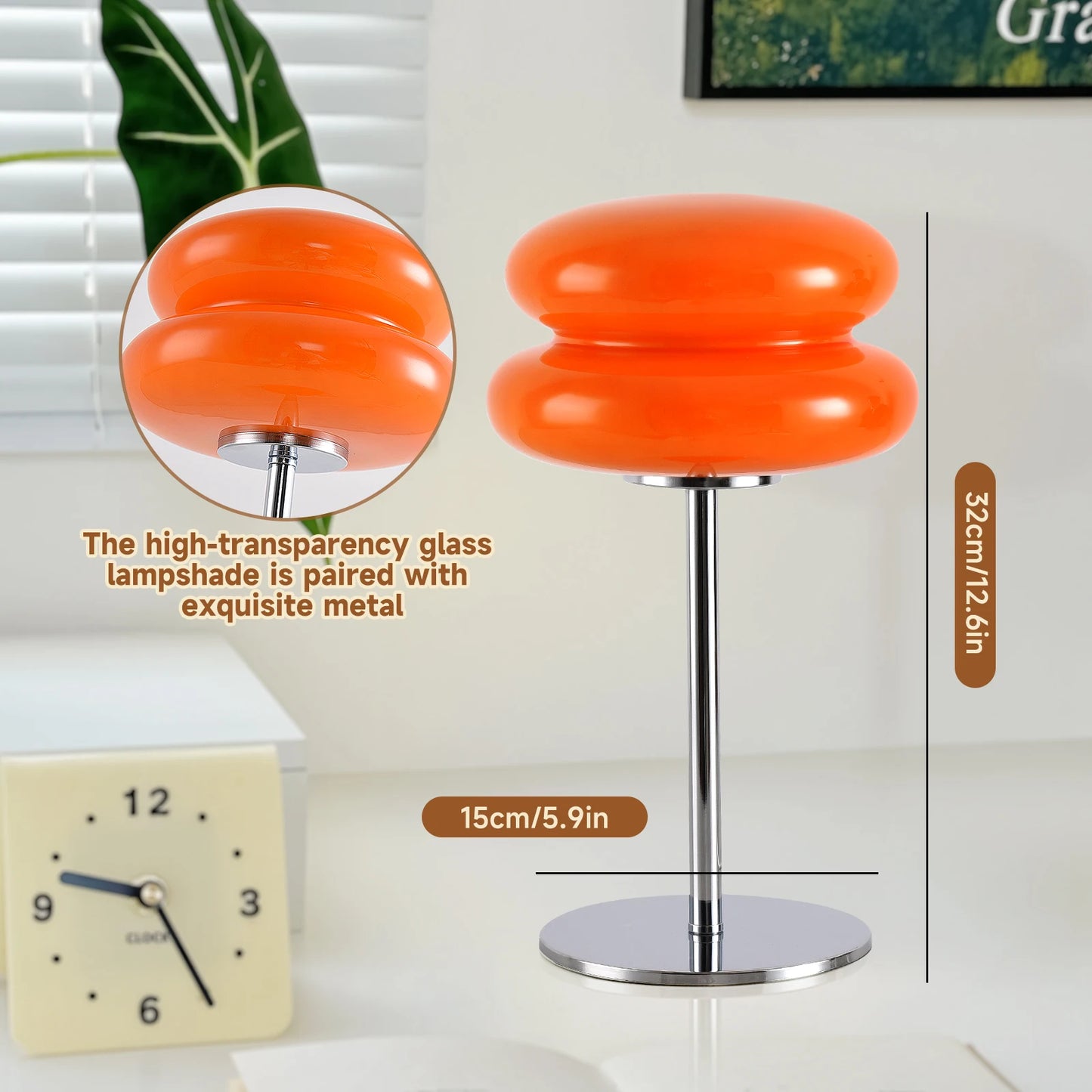 Cream-Style Creative Bread Night Light - Children's Room Bedside Lamp Birthday Gift Cute Bedroom Table Lamp Dimmable Sleep Ambiance Light Home Decoration Ornament - Orange