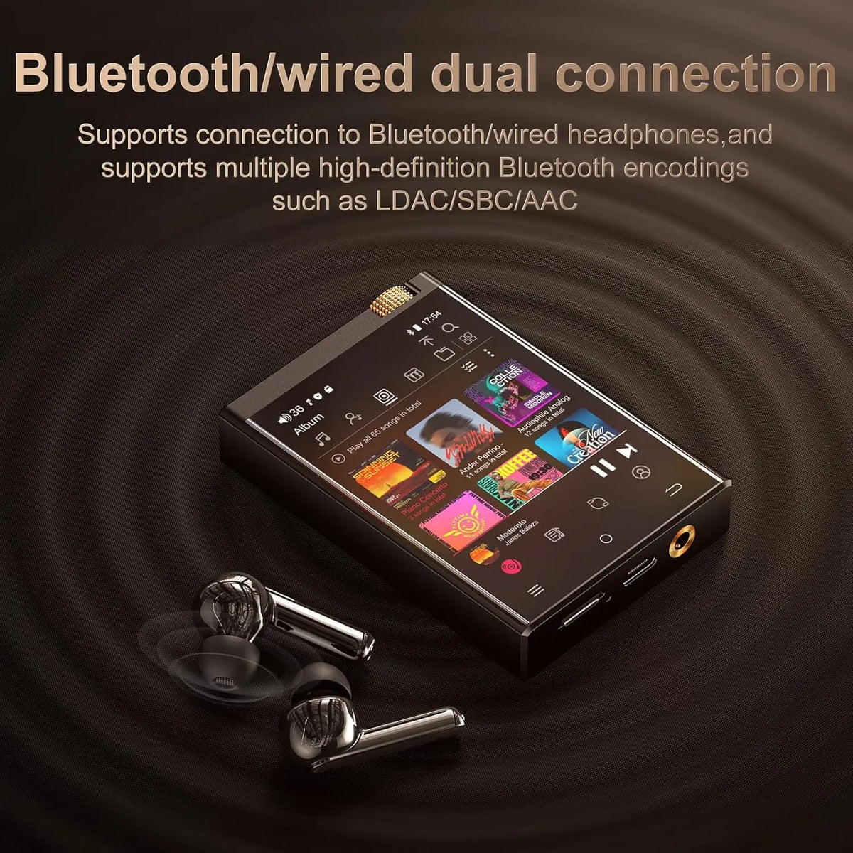 Oilsky Bluetooth MP3 Player With WiFi And High Resolution Audio