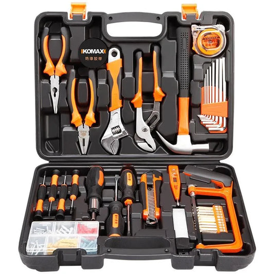 Home Tool Set With Storage Box Hardware Tools Kit Diy