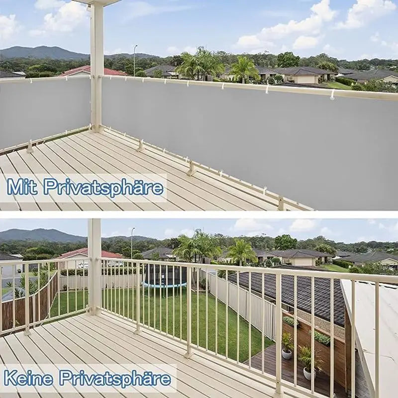 300D Waterproof Fence, Balcony Railing, Privacy Screen, Anti-UV Wind Barrier Fabric Sunblock Shade Cloth