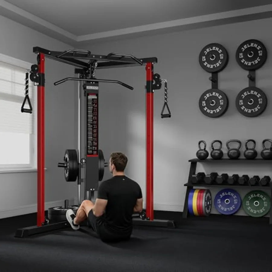 Home Gym Cable Crossover Machine With Adjustable Pulley System