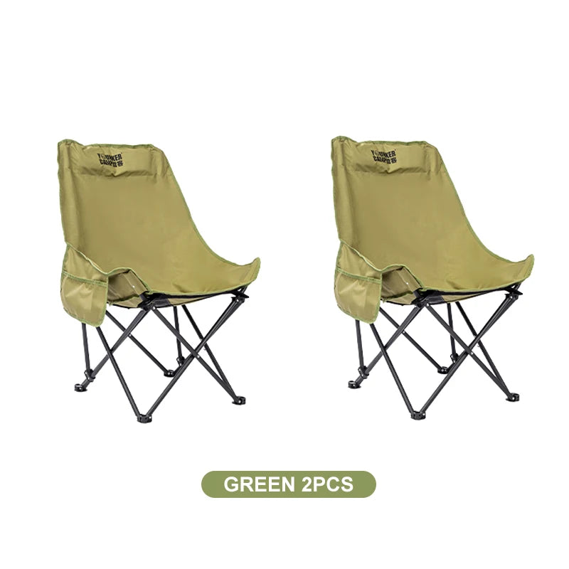 Outdoor Folding Moon Chair Portable Chair Camping Chair Picnic Gear Fishing Small Horse Stool Student Sketching